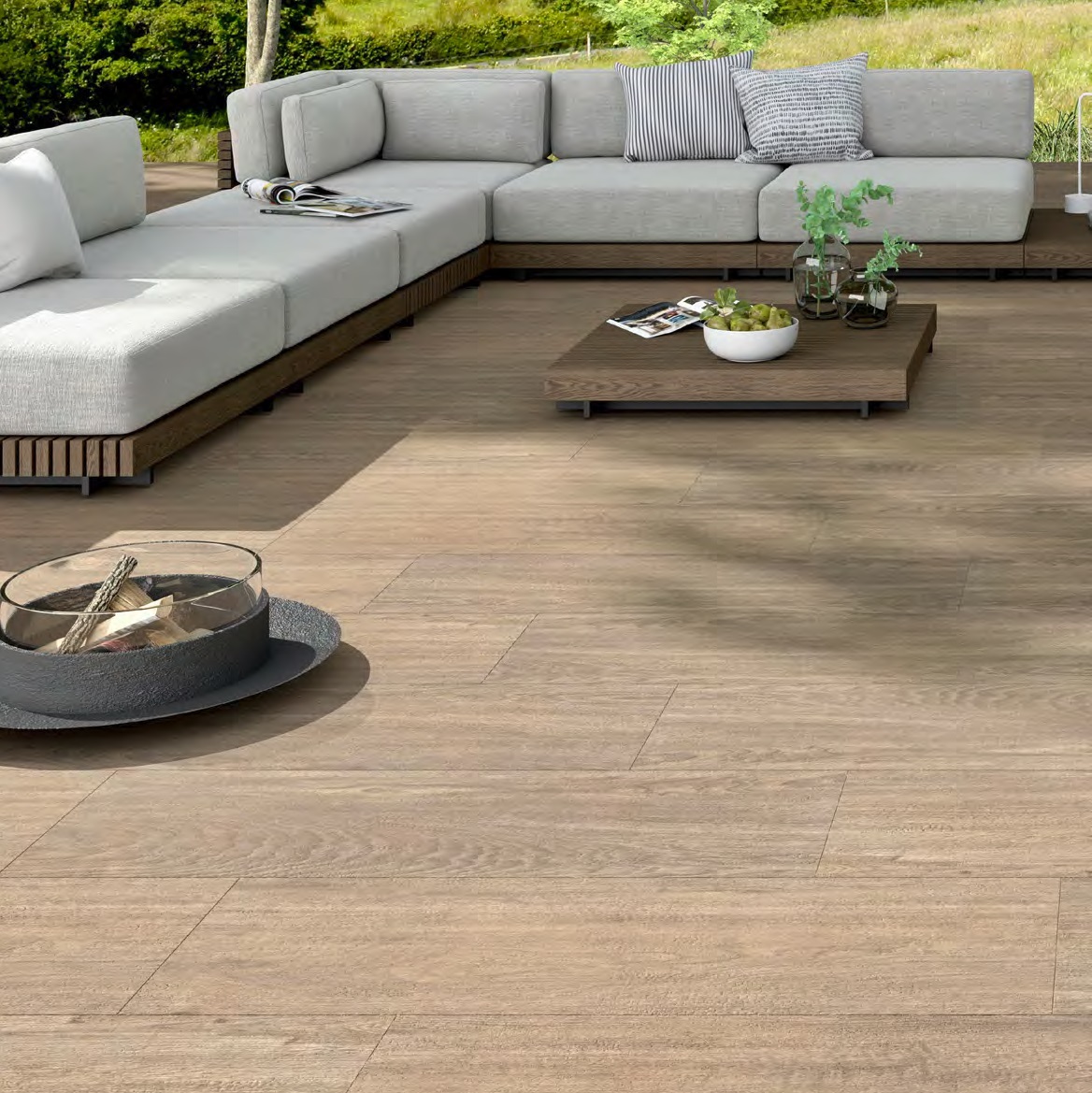 Keramikplatte Monreal Holzoptik